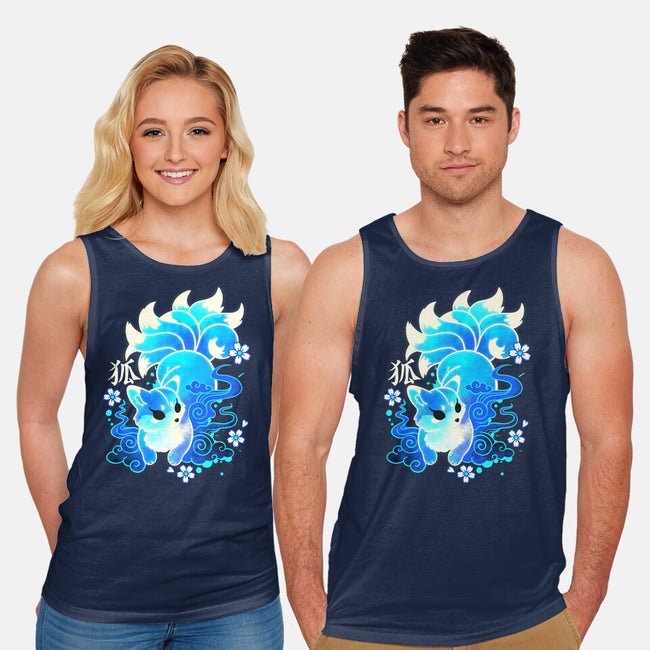 Ice Kawaii Kitsune-Unisex-Basic-Tank-NemiMakeit