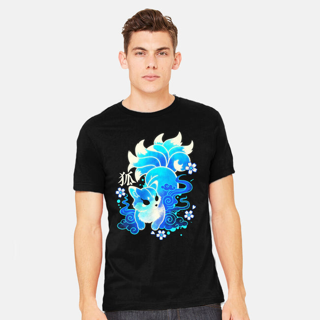 Ice Kawaii Kitsune-Mens-Heavyweight-Tee-NemiMakeit