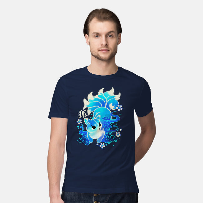 Ice Kawaii Kitsune-Mens-Premium-Tee-NemiMakeit