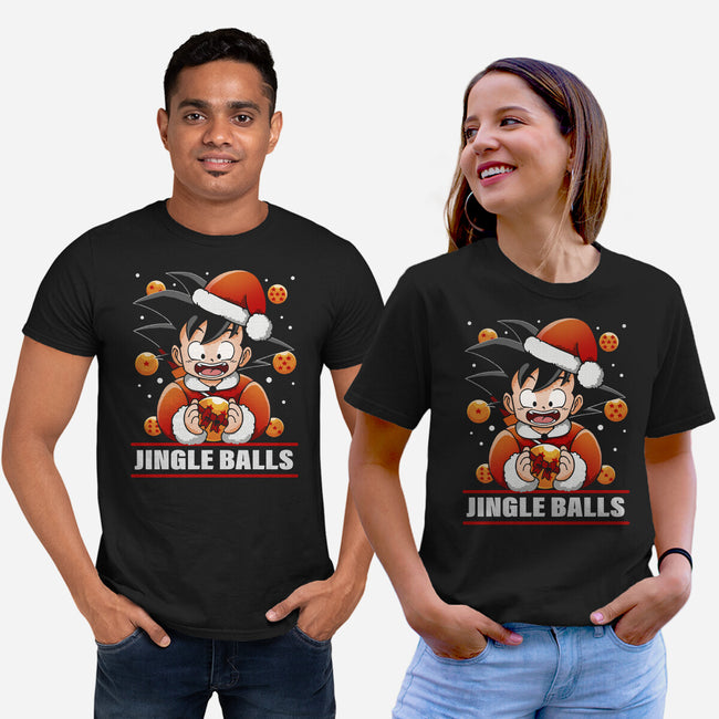 Jingle Balls-Unisex-Basic-Tee-Vallina84