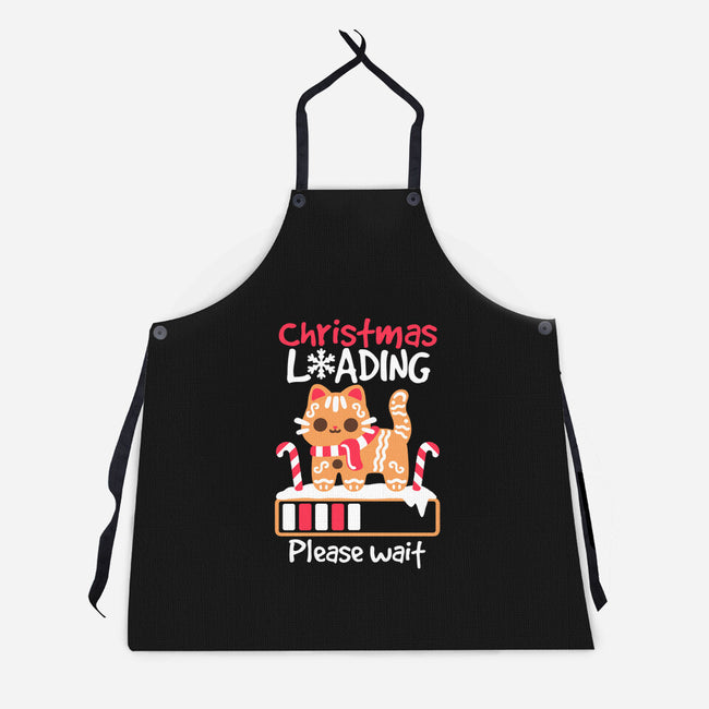 Christmas Loading-Unisex-Kitchen-Apron-NemiMakeit