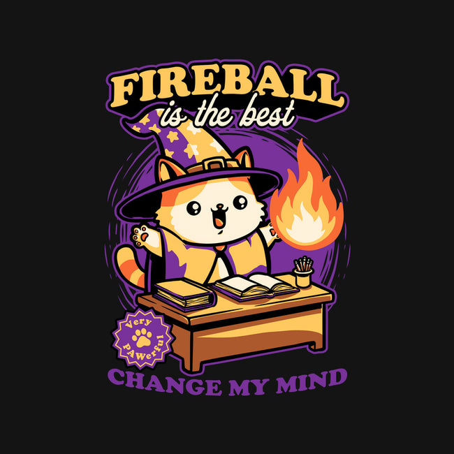 Wizard Cat Fireball-None-Mug-Drinkware-Studio Mootant