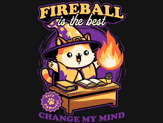 Wizard Cat Fireball