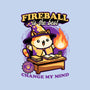 Wizard Cat Fireball-Womens-Basic-Tee-Studio Mootant