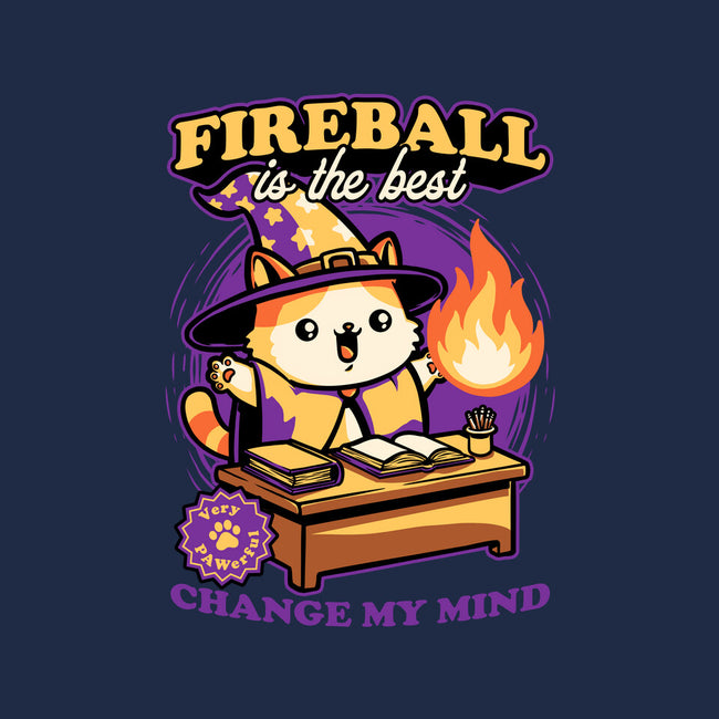 Wizard Cat Fireball-None-Glossy-Sticker-Studio Mootant