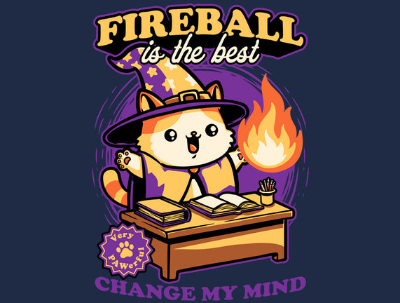 Wizard Cat Fireball