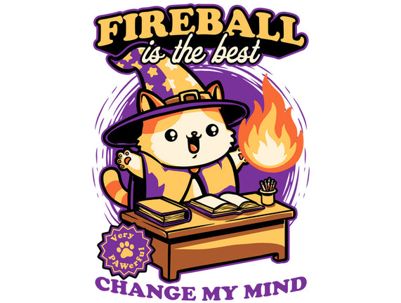 Wizard Cat Fireball