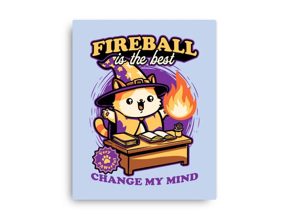 Wizard Cat Fireball