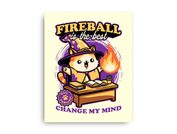 Wizard Cat Fireball