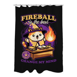 Wizard Cat Fireball