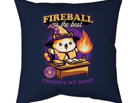 Wizard Cat Fireball