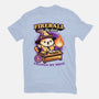 Wizard Cat Fireball-Womens-Basic-Tee-Studio Mootant