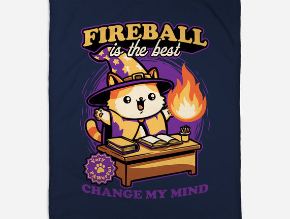 Wizard Cat Fireball