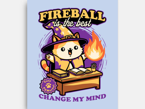 Wizard Cat Fireball