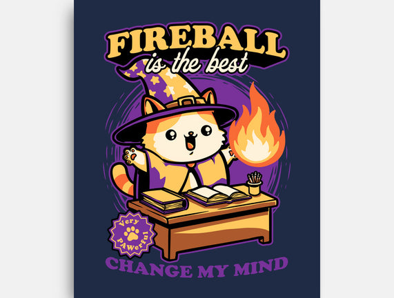 Wizard Cat Fireball