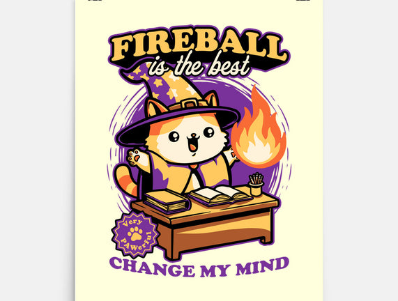 Wizard Cat Fireball