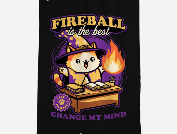 Wizard Cat Fireball