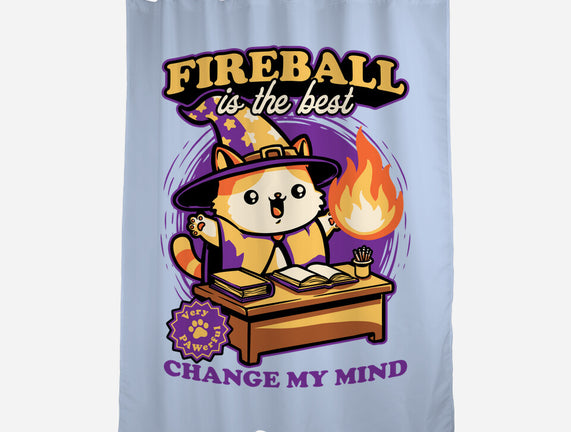 Wizard Cat Fireball