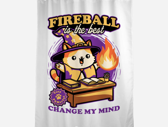 Wizard Cat Fireball