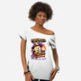 Wizard Cat Fireball-Womens-Off Shoulder-Tee-Studio Mootant