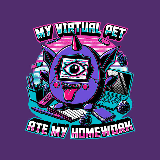 Digital Pet Homework-None-Basic Tote-Bag-Studio Mootant