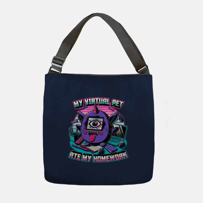 Digital Pet Homework-None-Adjustable Tote-Bag-Studio Mootant