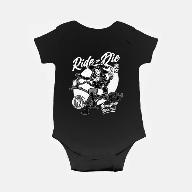 Biker Witch-Baby-Basic-Onesie-Studio Mootant