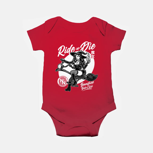 Biker Witch-Baby-Basic-Onesie-Studio Mootant