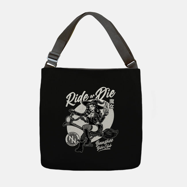 Biker Witch-None-Adjustable Tote-Bag-Studio Mootant