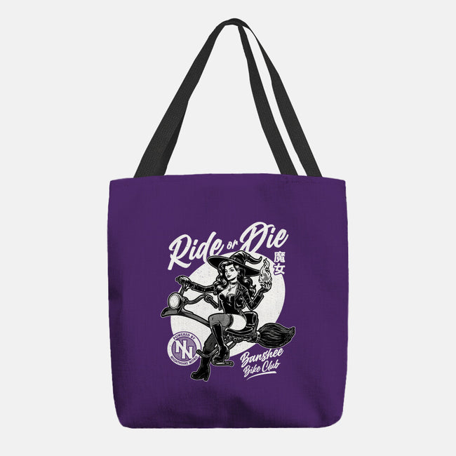 Biker Witch-None-Basic Tote-Bag-Studio Mootant