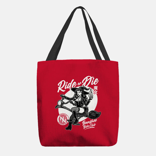 Biker Witch-None-Basic Tote-Bag-Studio Mootant