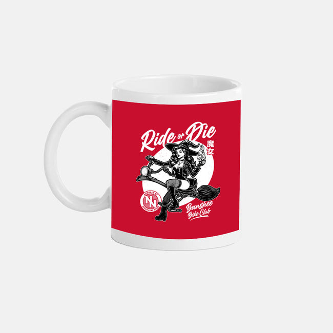 Biker Witch-None-Mug-Drinkware-Studio Mootant