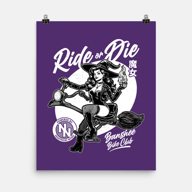 Biker Witch-None-Matte-Poster-Studio Mootant