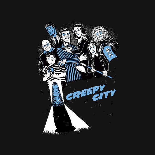 Creepy City-Unisex-Basic-Tee-Studio Mootant