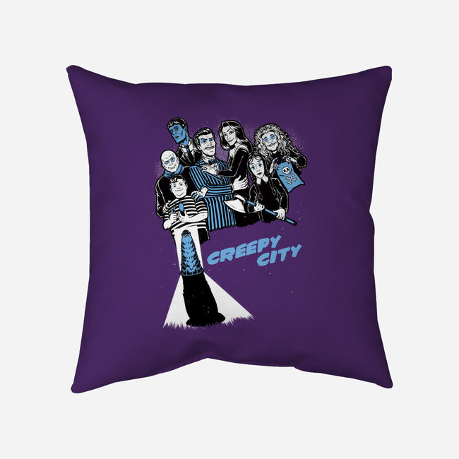 Creepy City-None-Removable Cover w Insert-Throw Pillow-Studio Mootant