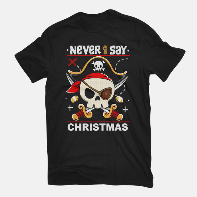 Never Say Christmas-Womens-Basic-Tee-Vallina84