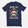 Never Say Christmas-Unisex-Basic-Tee-Vallina84