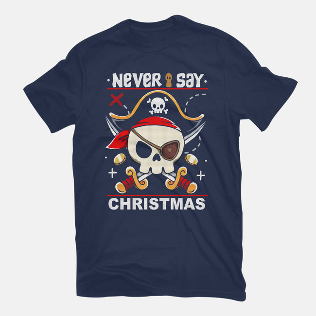 Never Say Christmas-Womens-Basic-Tee-Vallina84
