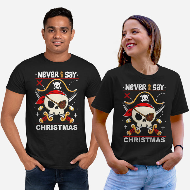 Never Say Christmas-Unisex-Basic-Tee-Vallina84