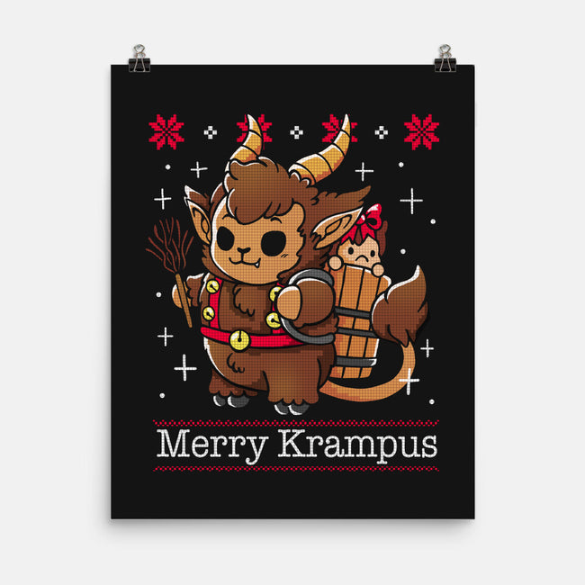 Merry Krampus To All-None-Matte-Poster-Vallina84