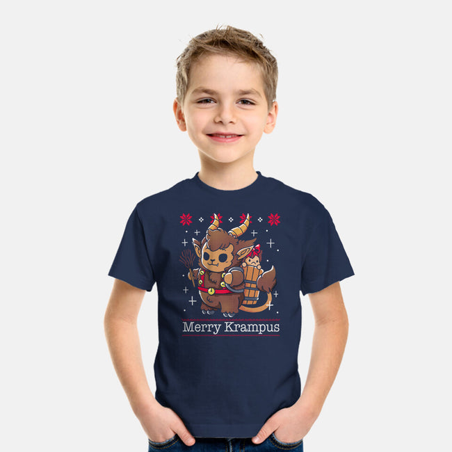 Merry Krampus To All-Youth-Basic-Tee-Vallina84