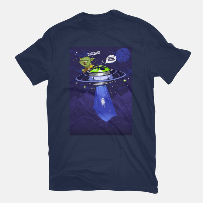 Wrong Planet-Womens-Fitted-Tee-Rajj