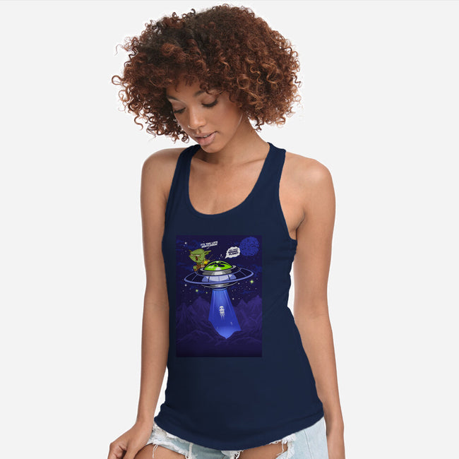 Wrong Planet-Womens-Racerback-Tank-Rajj