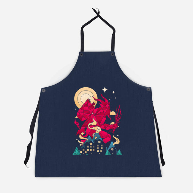 Krampus Midnight-Unisex-Kitchen-Apron-sachpica