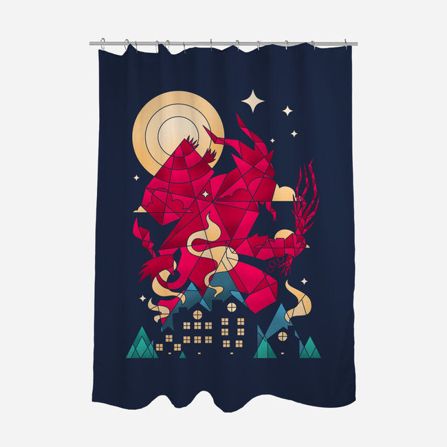 Krampus Midnight-None-Polyester-Shower Curtain-sachpica