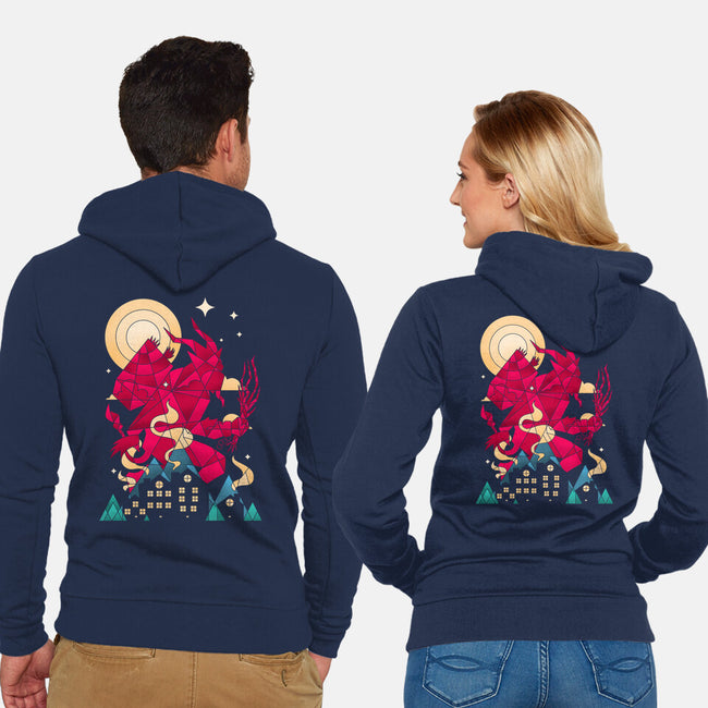 Krampus Midnight-Unisex-Zip-Up-Sweatshirt-sachpica