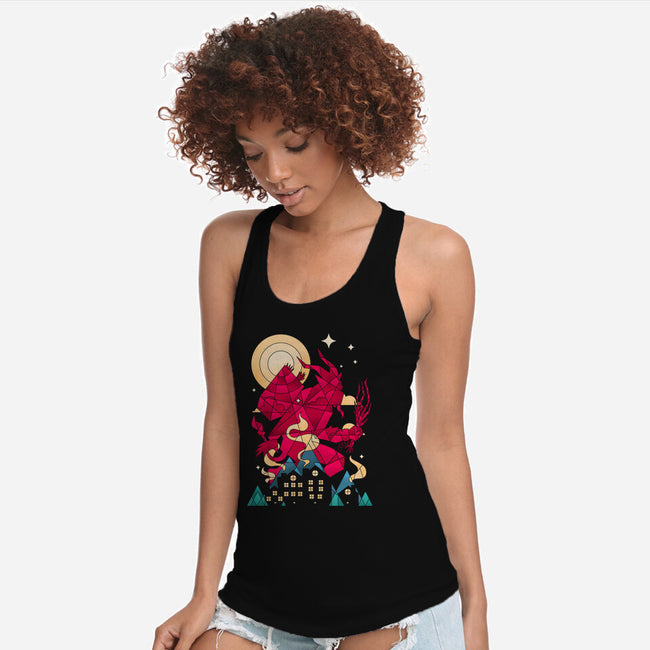 Krampus Midnight-Womens-Racerback-Tank-sachpica