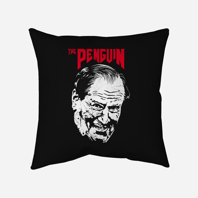 The Penguin-None-Removable Cover w Insert-Throw Pillow-rocketman_art