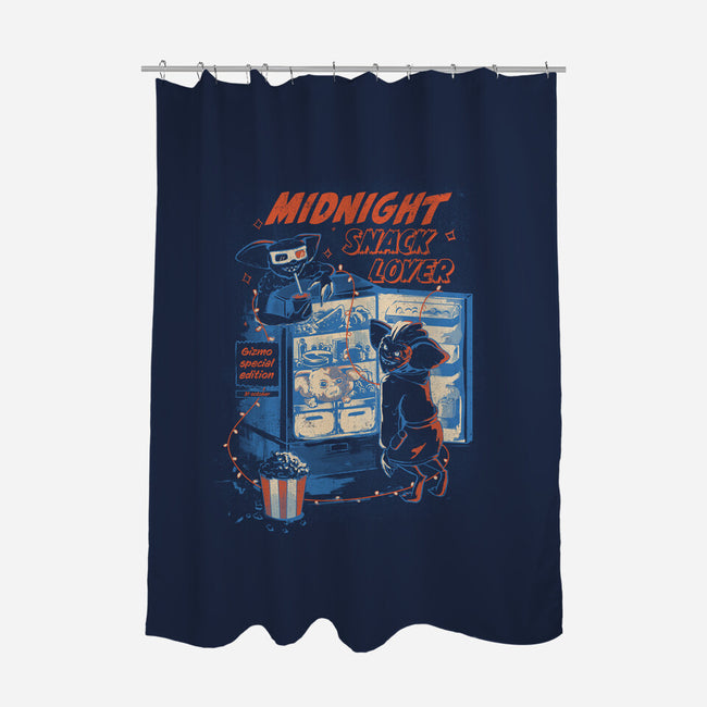 Midnight Snack Lover-None-Polyester-Shower Curtain-IKILO