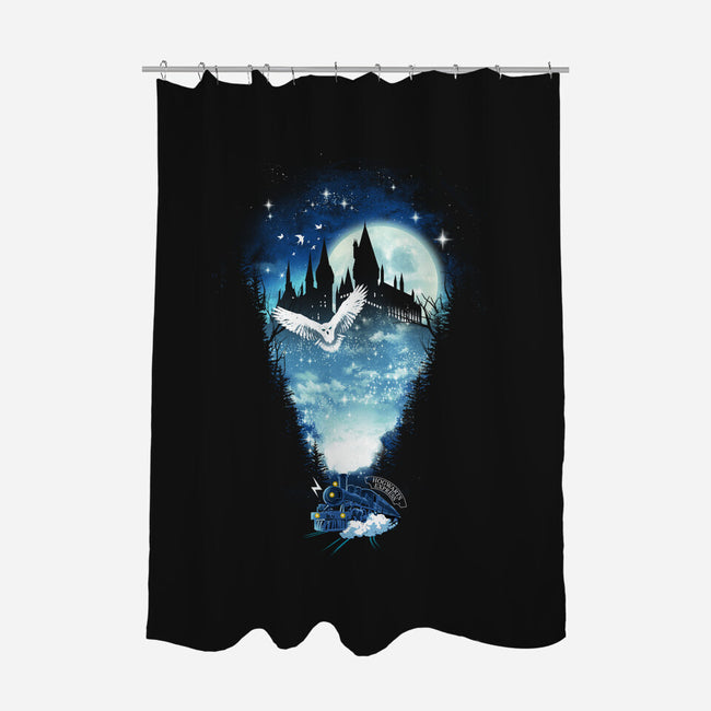 Magical Express-None-Polyester-Shower Curtain-dandingeroz